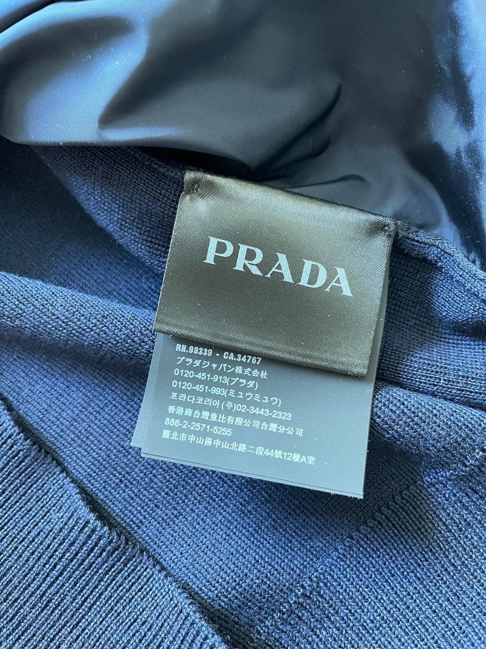 Prada Wool Cardigan Prada Nylon Size US L / EU 52-54 / 3 - 16 Thumbnail
