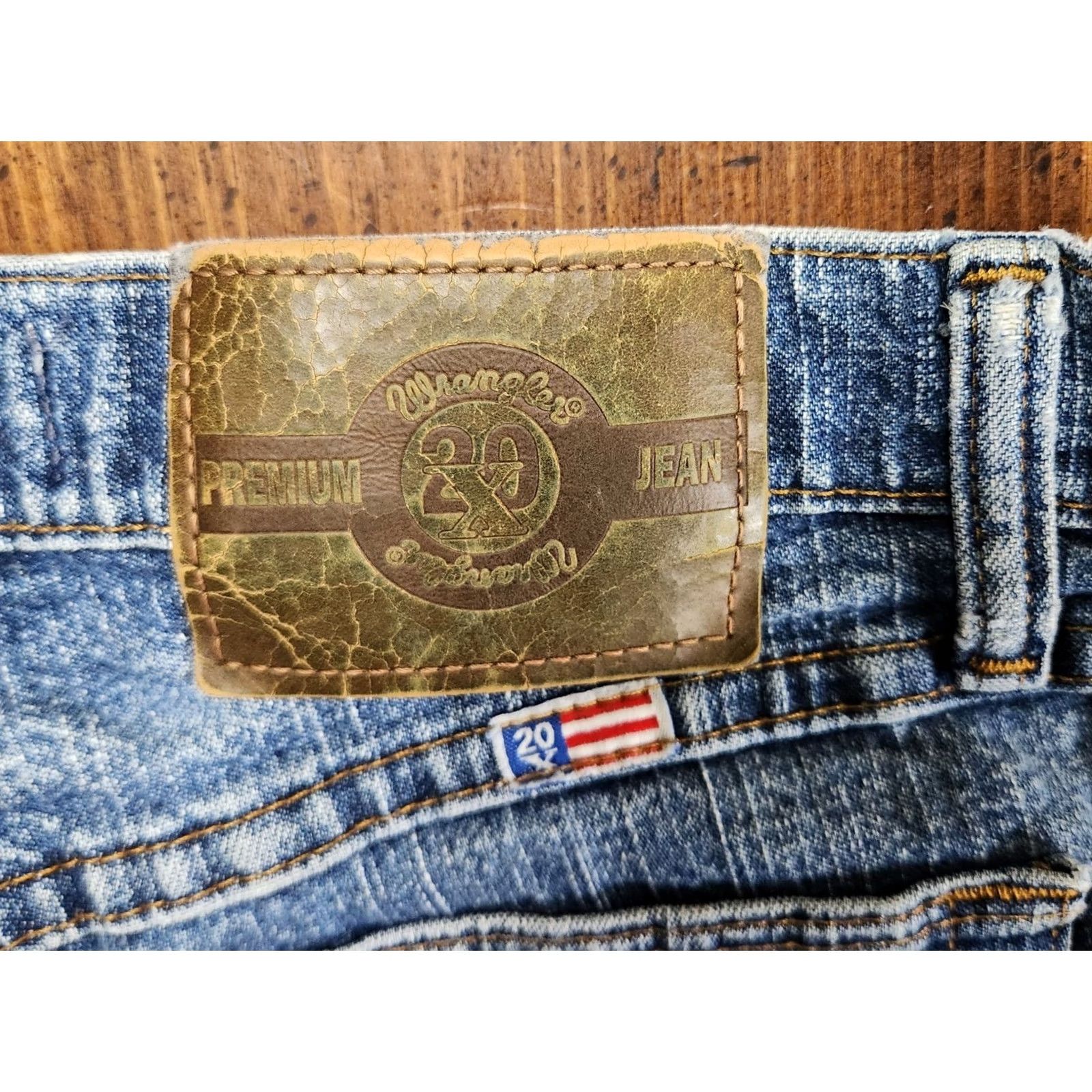 Wrangler Wranglers 23X Premium Jean Straight Women 26 X 29 Blue Denim 100% Cotton 5-Pocket Zip Regular Size 26" / US 2 / IT 38 - 3 Thumbnail