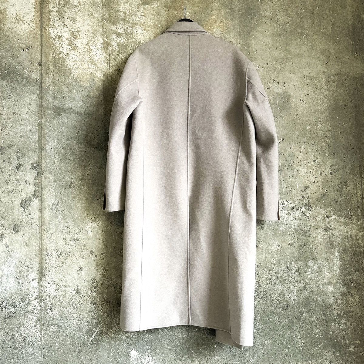 RUNWAY FW19 Cashmere Double Breasted Asymmetrical Flap Coat