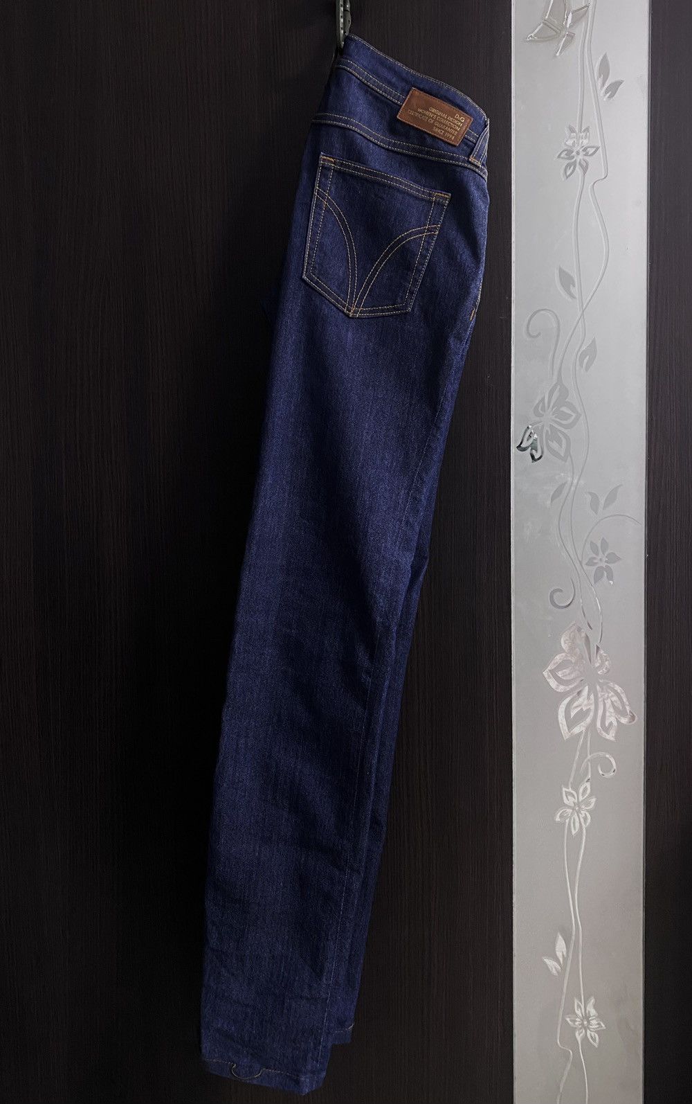 Dolce & Gabbana D&G Woman Wonder Dark Blue Tight Fit Jeans Denim Luxury Size 25" / US 0 / IT 36 - 5 Thumbnail