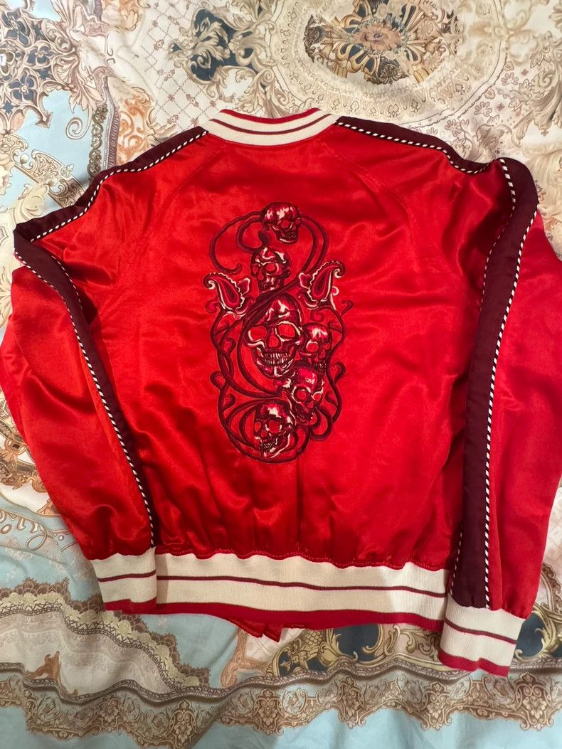 Alexander McQueen Alexander McQUEEN Red mulberry silk jacket 2504-Nextarrow Size US S / EU 44-46 / 1 - 2 Thumbnail