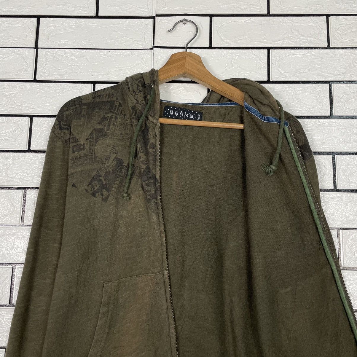 Beams Japan Nice Design Beams Zipper Hoodie Size US S / EU 44-46 / 1 - 11 Thumbnail