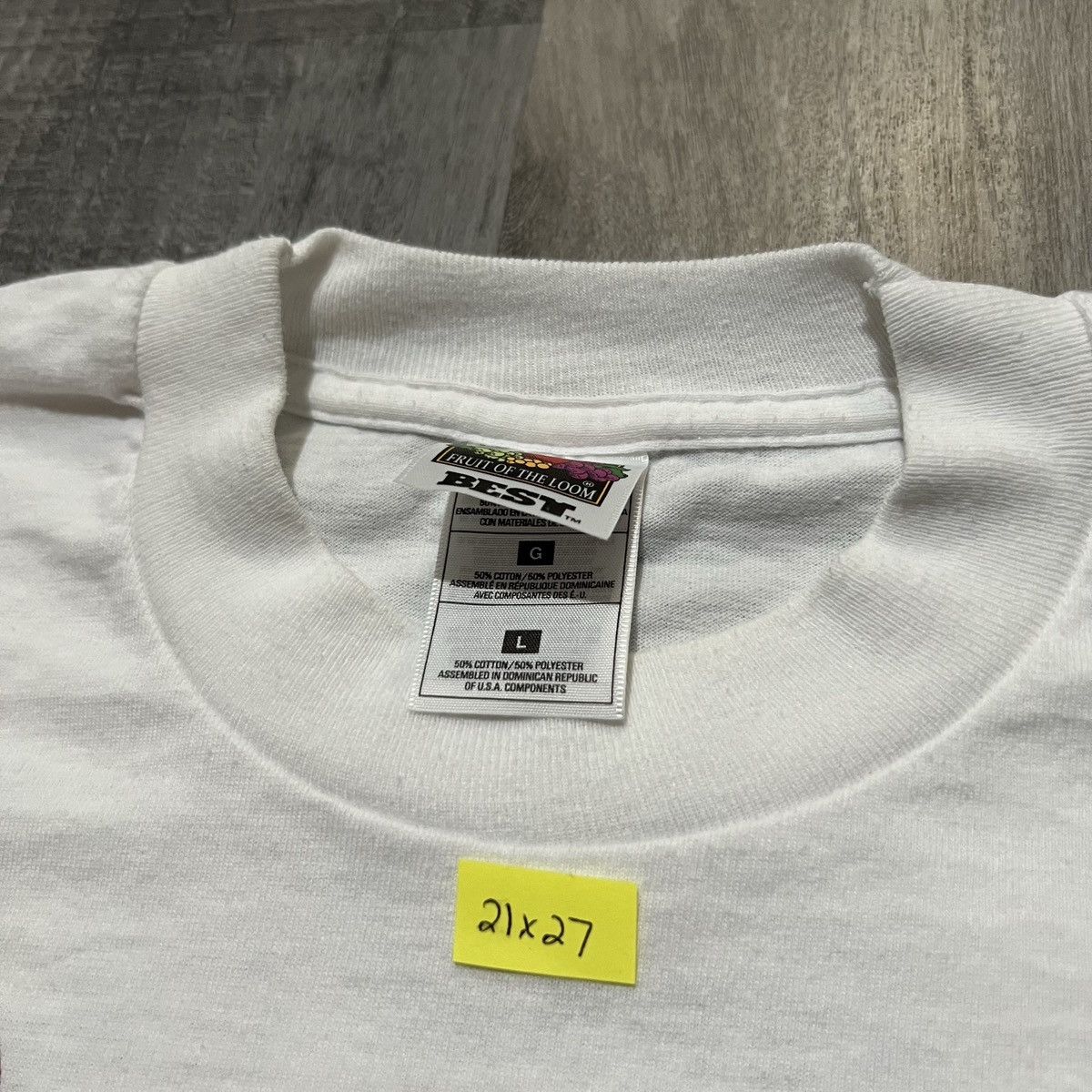 Fruit Of The Loom × Vintage Chicago Transit Authority 1999 White 90s Laughlin Shirt Size US L / EU 52-54 / 3 - 4 Thumbnail