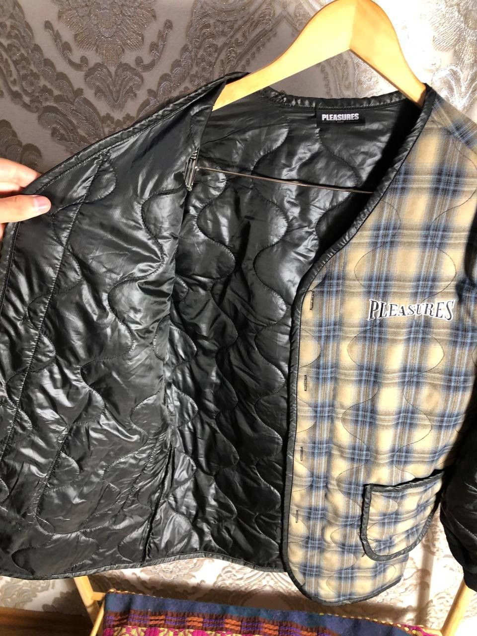 Pleasures × Vintage VERY RARE PLEASURE DOWN LIGHT JACKET JAPAN STYLE Y2K DELUX Size US M / EU 48-50 / 2 - 3 Thumbnail