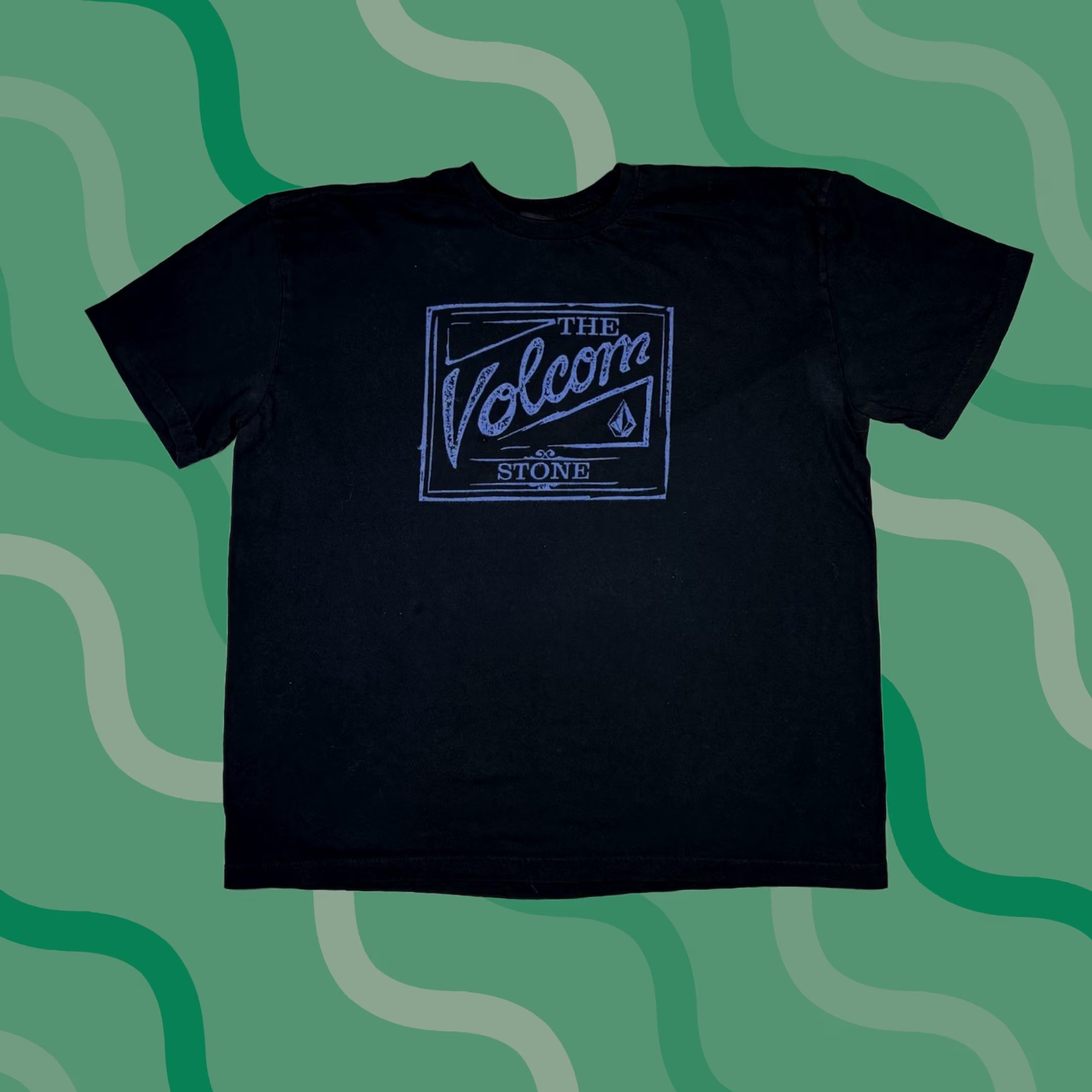Volcom VINTAGE Volcom T Shirt Black 2XL Men Grunge Graphic Print Crew Neck Short Sleeve Vintage Mens 2000s Skater Size US XXL / EU 58 / 5 - 1 Thumbnail