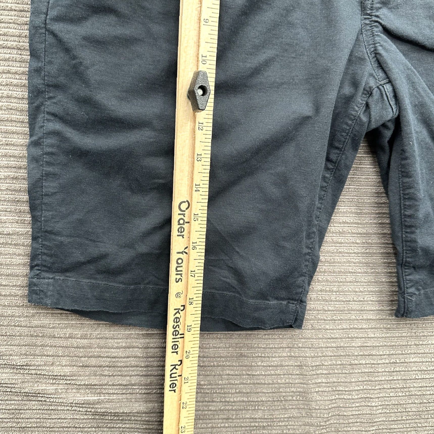 TravisMathew Travis Mathew Shorts Men 36 Navy Cotton Flat Front Performance Golf Stretch Chino Pocket 5-Pocket Athletic Fit Regular Color Blue Size US 36 / EU 52 - 5 Thumbnail