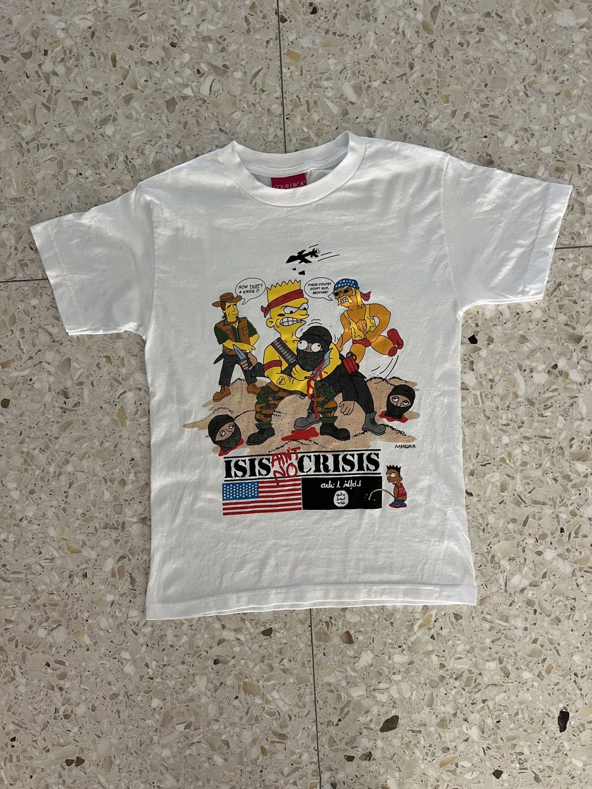 Mishka Rare Bart Simpson Isis Crisis Mishka East War Hulk Hogan Size US S / EU 44-46 / 1 - 1 Thumbnail