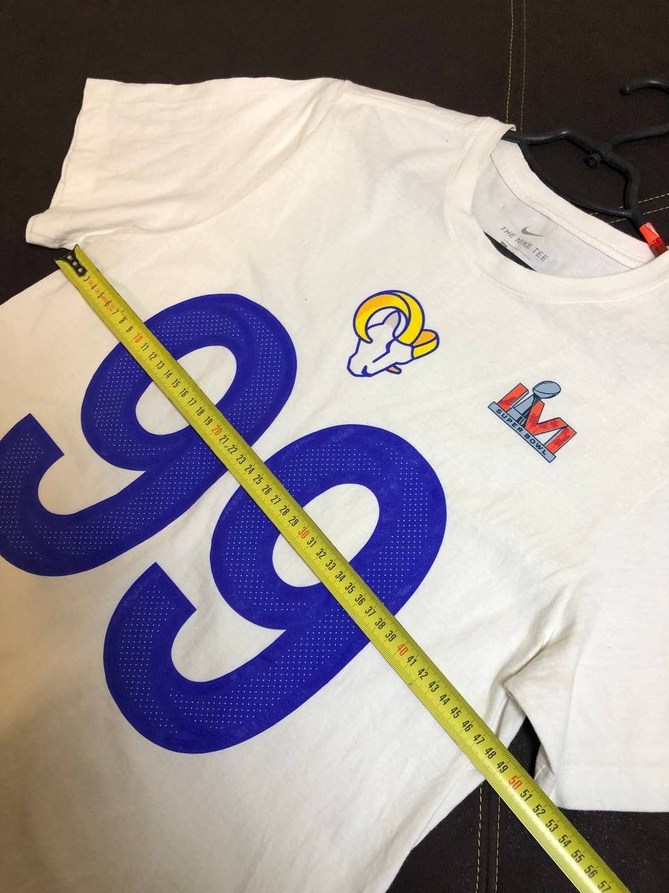 Nike Super Bowl LVI T-Shirt Official Nike Rams Aaron Donald #99 Size US M / EU 48-50 / 2 - 11 Thumbnail