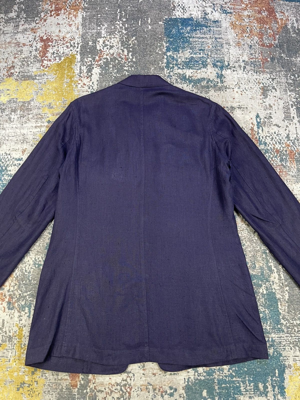 Y's for Men Yohji Yamamoto A/W 2016 Y’s For Men Indigo Hemp Jacket Size US M / EU 48-50 / 2 - 5 Thumbnail