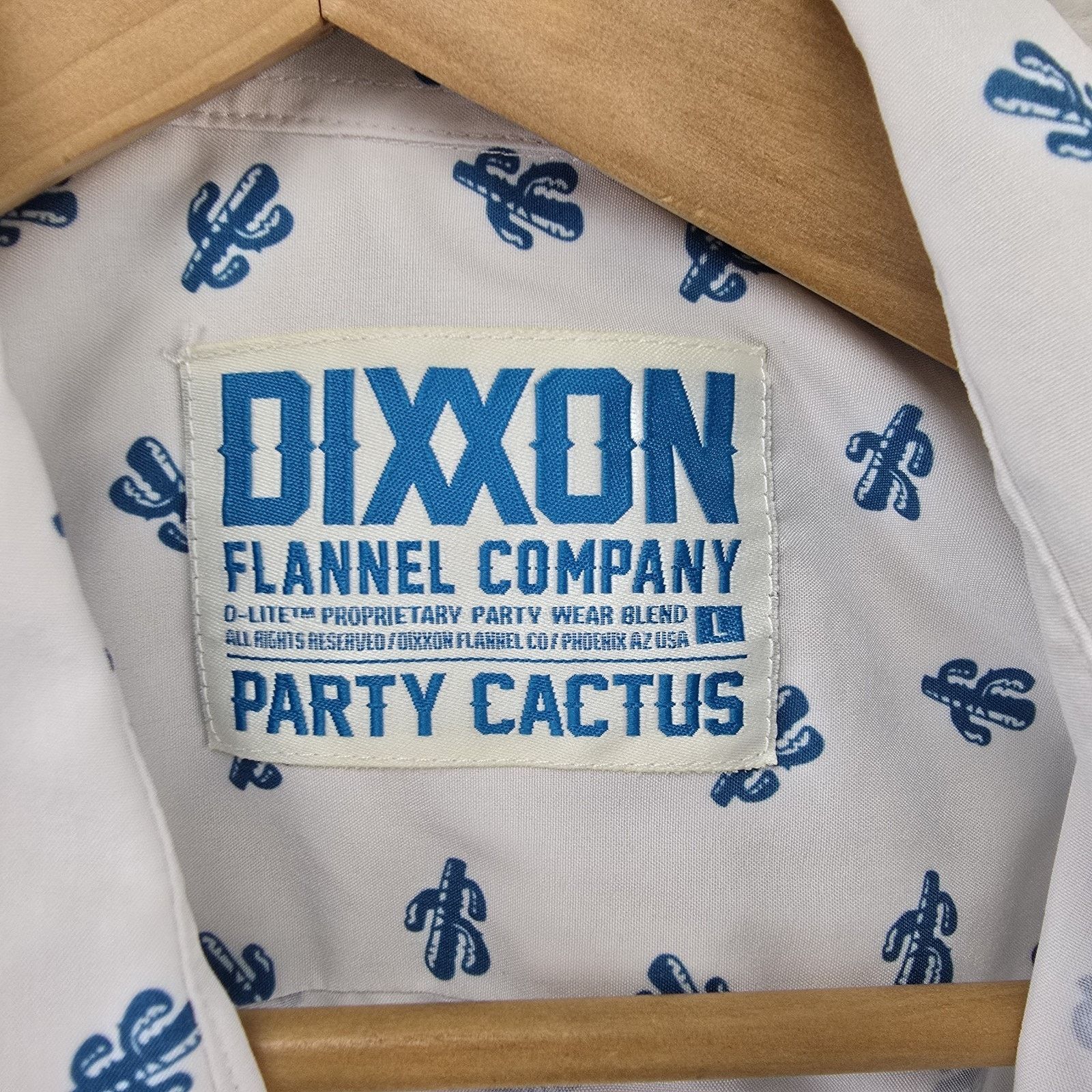 Dixxon Dixxon Flannel CO D-Lite Party Cactus Womens Shirt Large Size L / US 10 / IT 46 - 4 Thumbnail