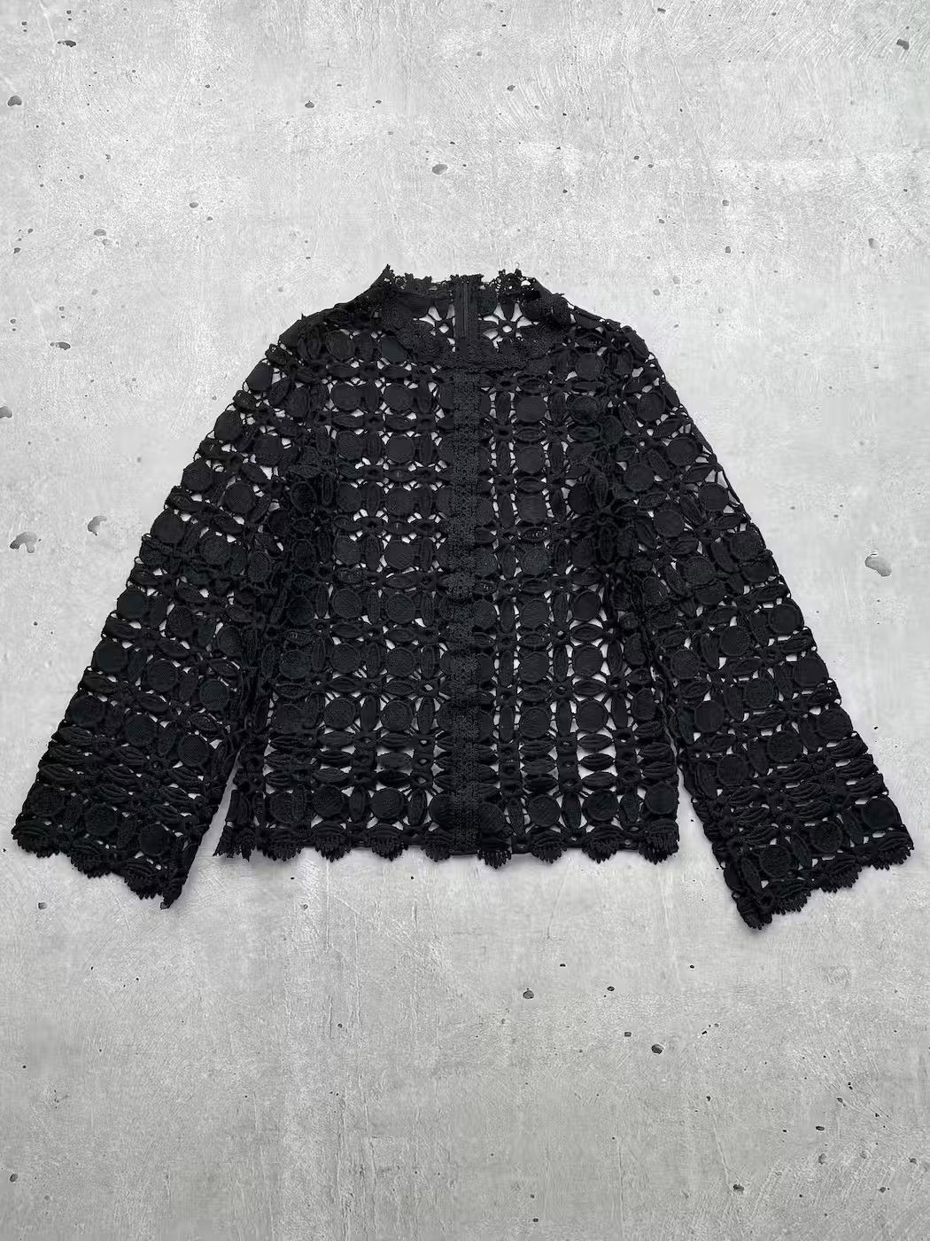 Other Vintage Mesh Zipped Japanese Long Sleeve Size S / US 4 / IT 40 - 1 Thumbnail