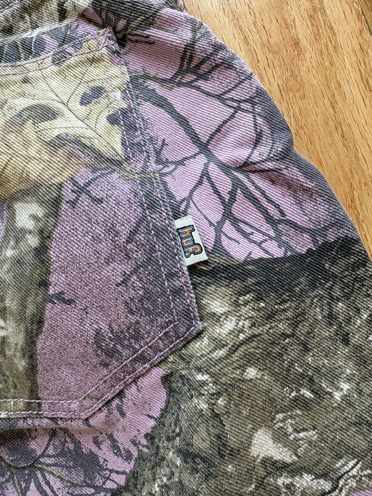 Huf HUF x Realtree Cromer Y2K Camo Denim Jorts Shorts Lilac 36 Size US 36 / EU 52 - 10 Thumbnail