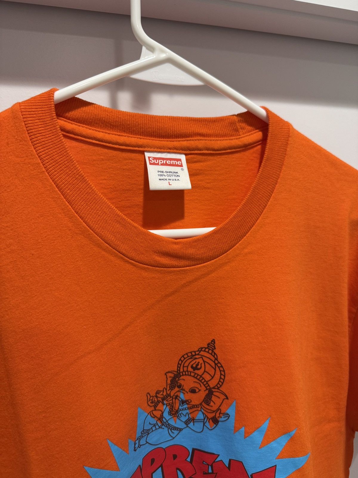 Supreme Supreme Ganesha Orange Tee SS18 Size L Large Size US L / EU 52-54 / 3 - 4 Thumbnail