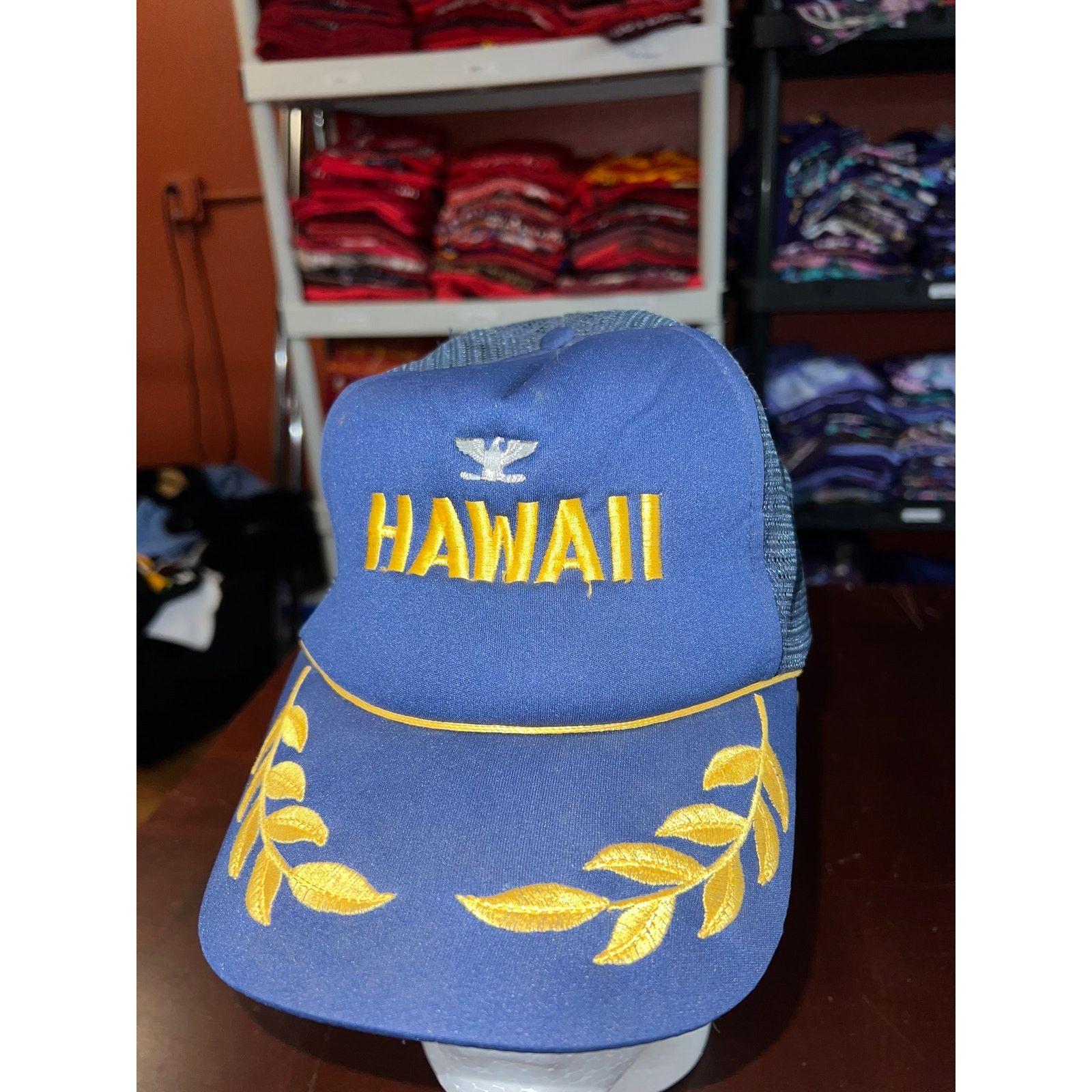 Vintage Vintage Hawaii Trucker Hat Scrambled Eggs Air Force Snapback Size ONE SIZE - 3 Thumbnail