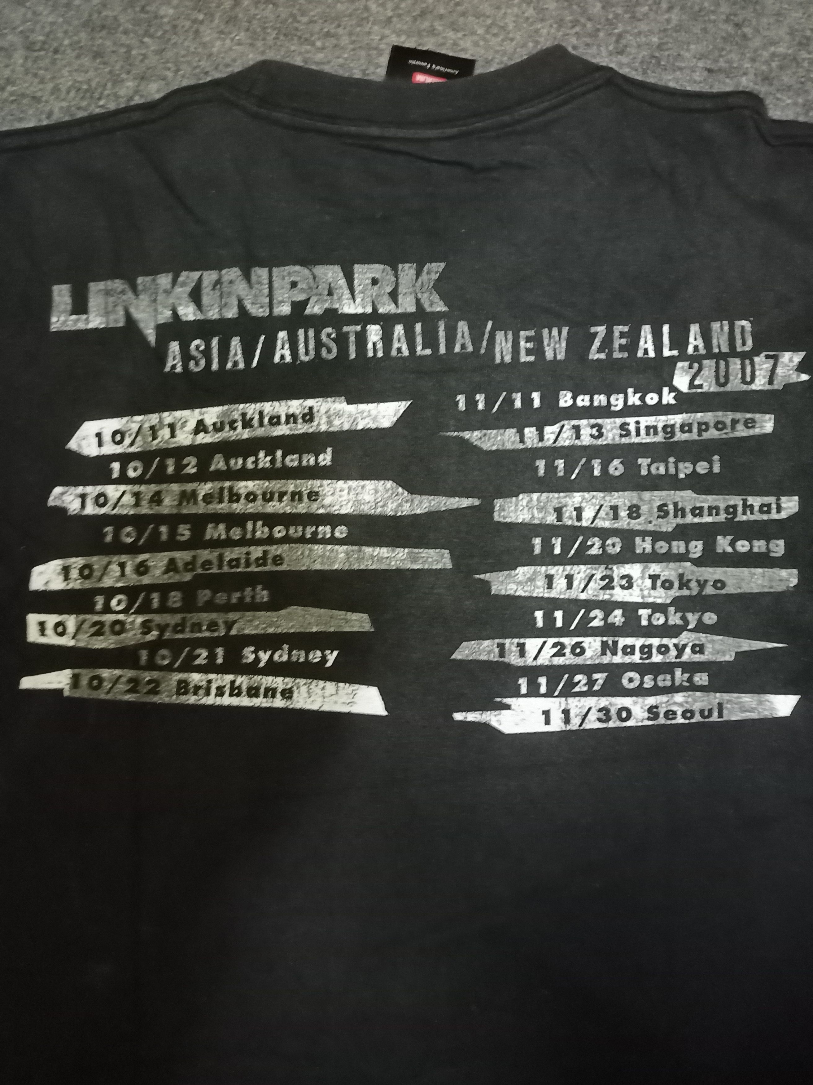 Band Tees × Vintage Vintage 00s Linkin Park Tour 2007 Size US M / EU 48-50 / 2 - 5 Thumbnail