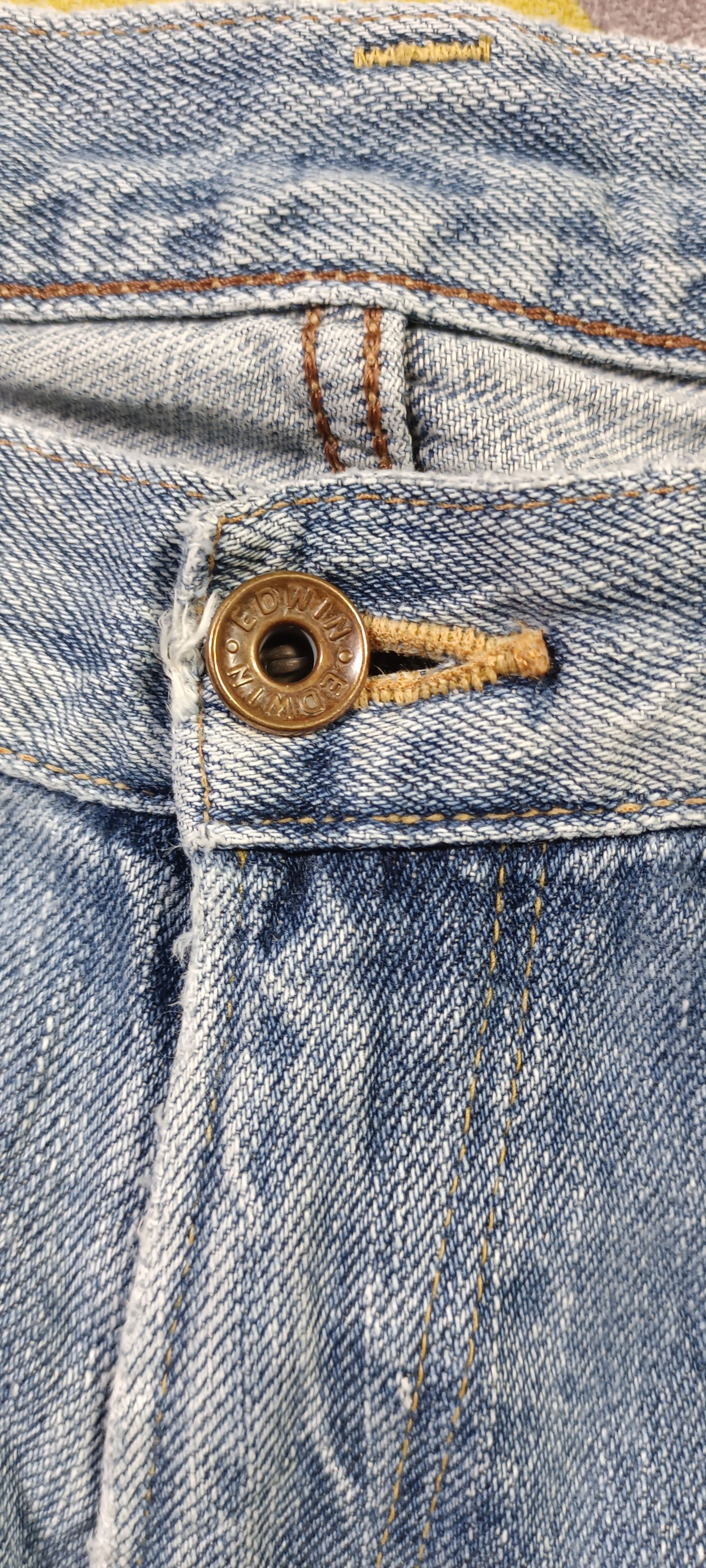 Edwin Edwin Selvedge 505z Orange tag Distressed Denim (30) Size US 30 / EU 46 - 8 Thumbnail