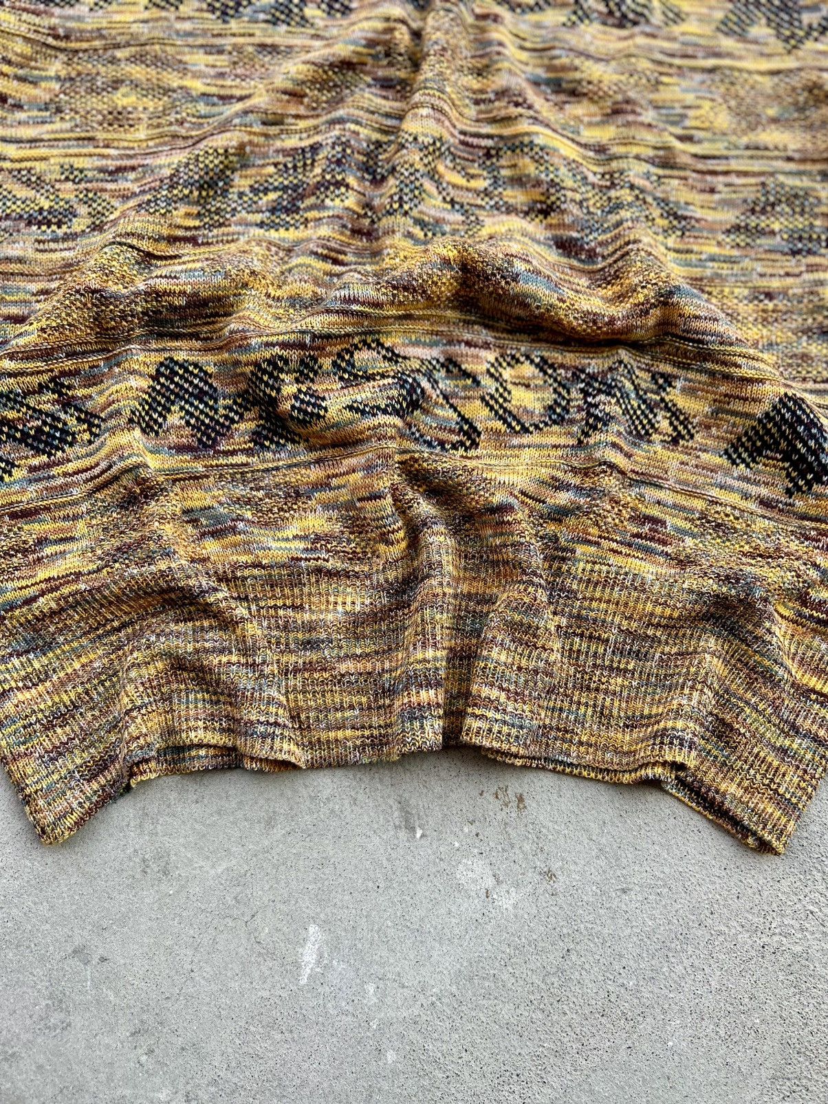 Missoni 💥CRAZY💥 VINTAGE MISSONI LOGO INTARSIA KNIT Size US L / EU 52-54 / 3 - 8 Thumbnail