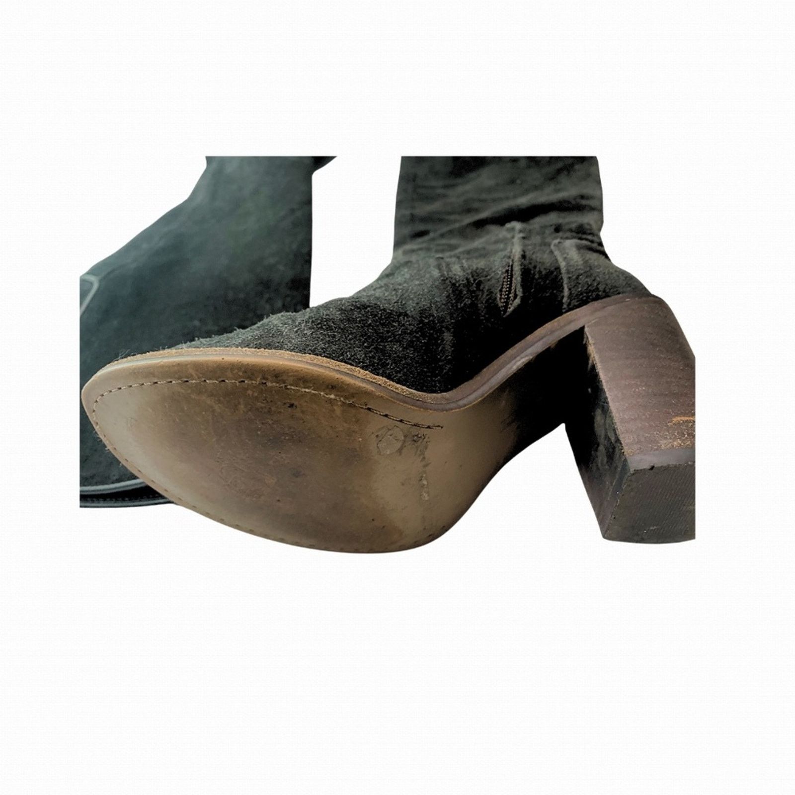 Vince Camuto Vince Camuto Melaya Black Suede Over The Knee Heeled Boots Size US 6 / IT 36 - 5 Thumbnail