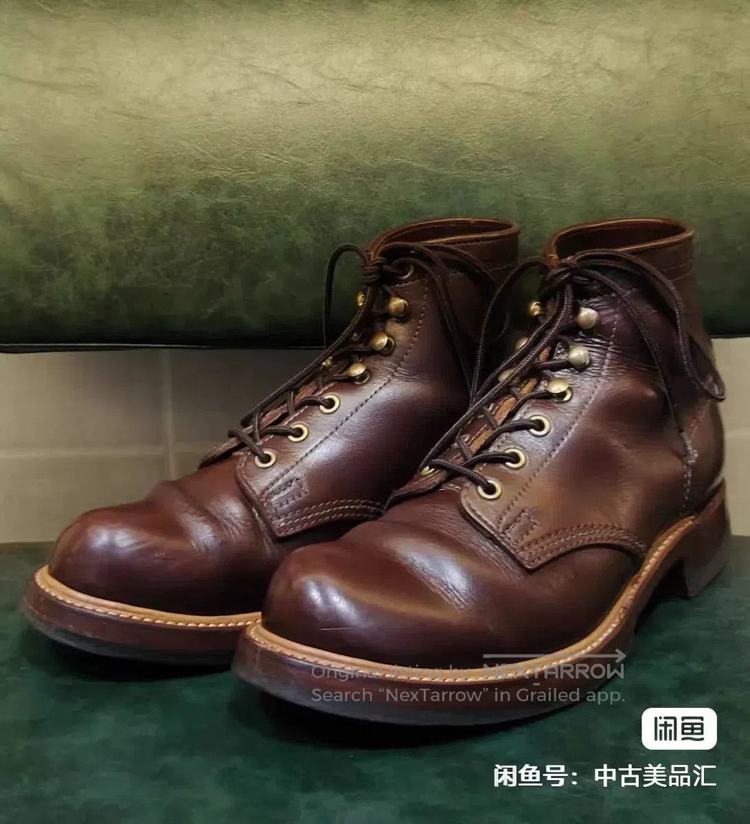 TOYS McCOY Toys McCoy Horse Leather Work Boots. Size US 8 / EU 41 - 1 Thumbnail