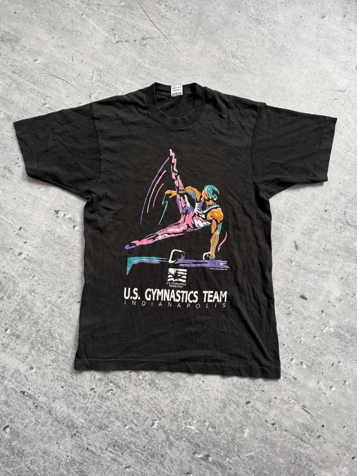 Fruit Of The Loom × Vintage Vintage 90s Fruit Hank Sports 1991 tee Size US L / EU 52-54 / 3 - 1 Thumbnail