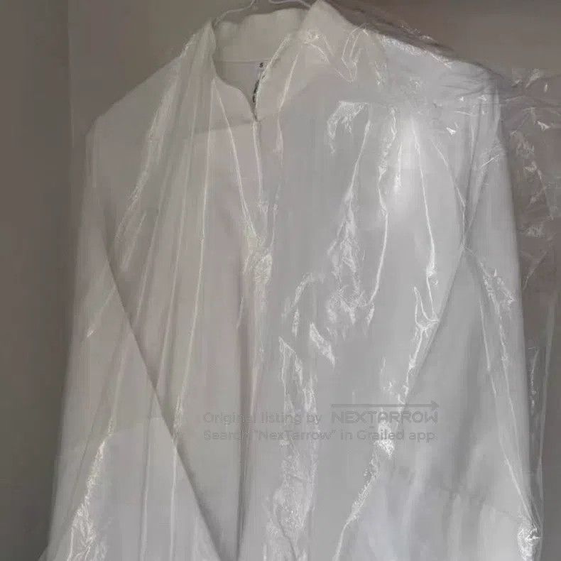 Comme des Garcons Comme des Garcons White long-sleeved Chinese-style shirt d Size S / US 4 / IT 40 - 3 Thumbnail