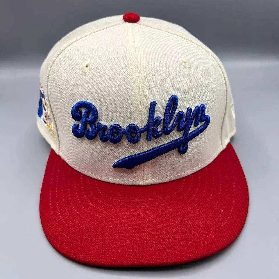 New Era Brooklyn Dodgers Hat Men 7 1/2 59Fifty New Era Fitted Cap Size ONE SIZE - 2 Thumbnail