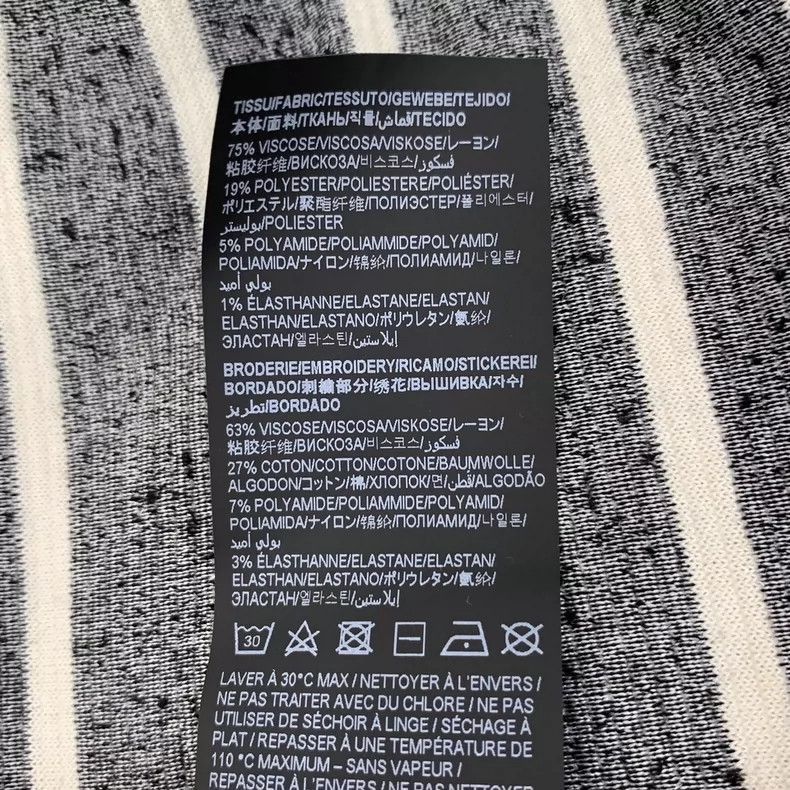 Saint Laurent Paris Saint Laurent Striped Logo Long Sleeve Sweater-2507 Size US S / EU 44-46 / 1 - 9 Thumbnail