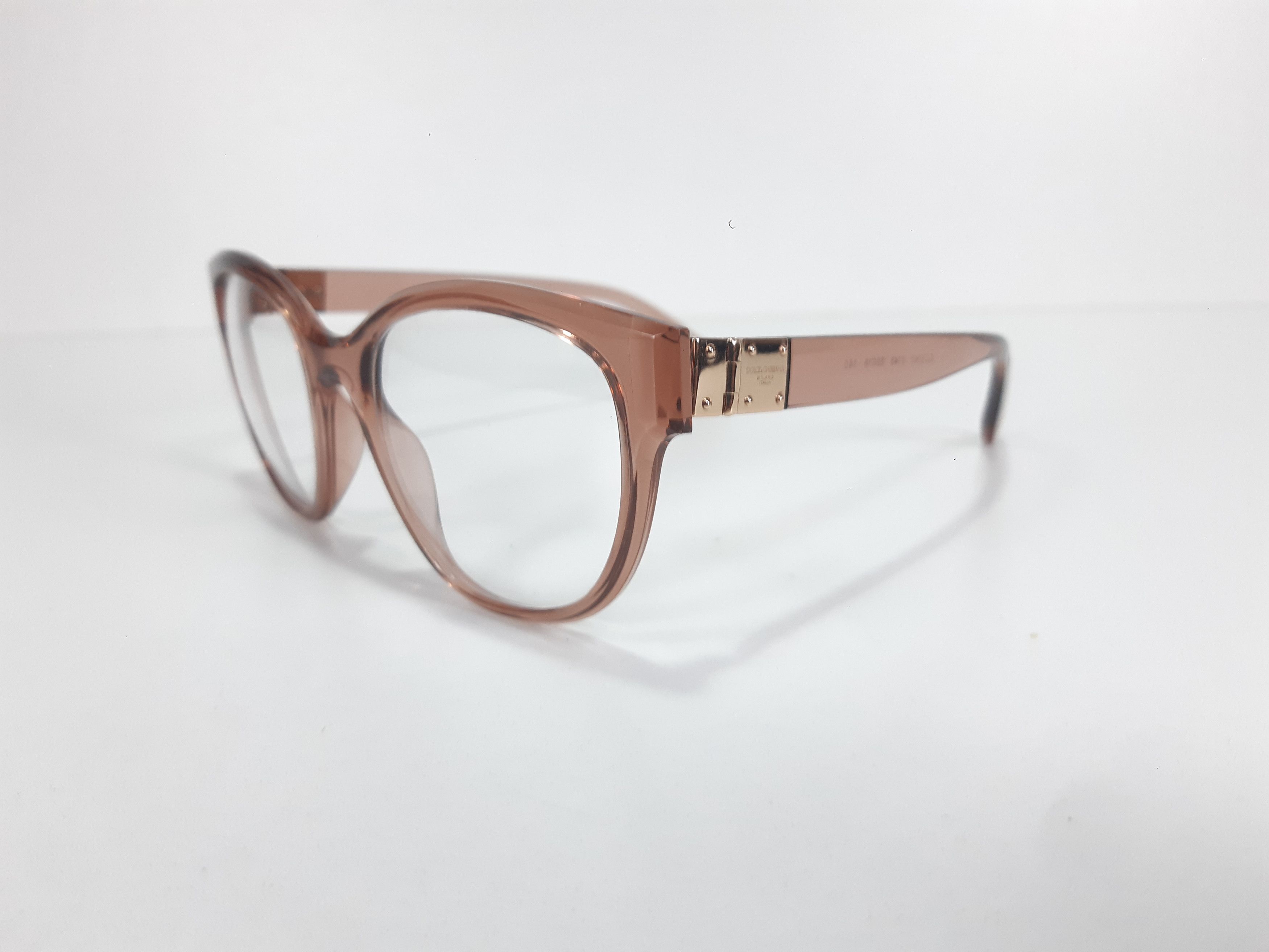Dolce & Gabbana DOLCE GABBANA DG5040 3148 Italy Transparent Eyeglasses Frame Size ONE SIZE - 4 Thumbnail