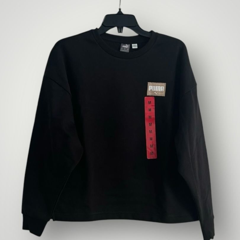 Puma PUMA Women's Fleece Crewneck Sweatshirt Badge M Size M / US 6-8 / IT 42-44 - 5 Thumbnail