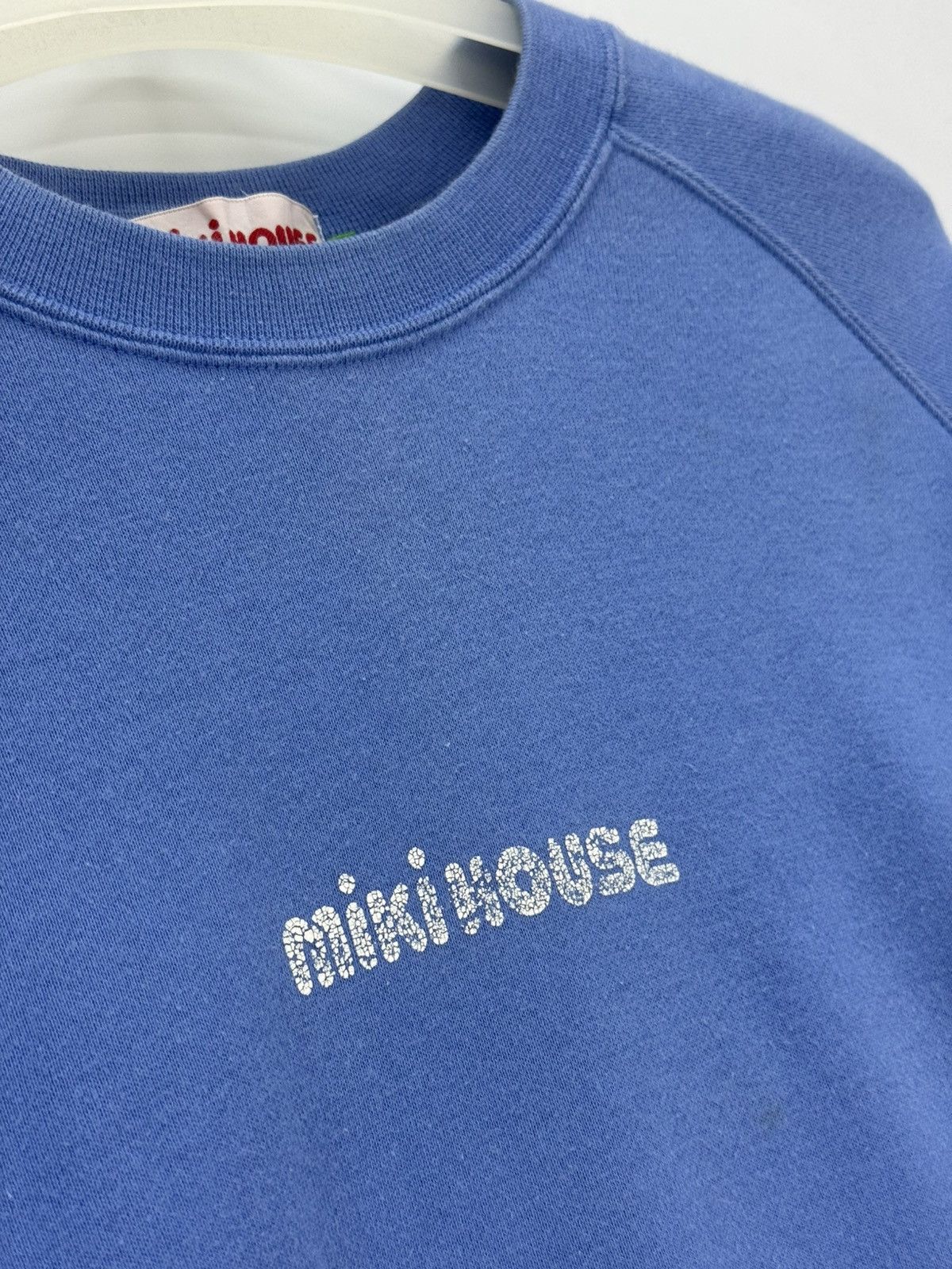 Vintage 🔥 90's Miki House big Spellout Raglen Sleeves Sweatshirt - L Size US L / EU 52-54 / 3 - 5 Thumbnail