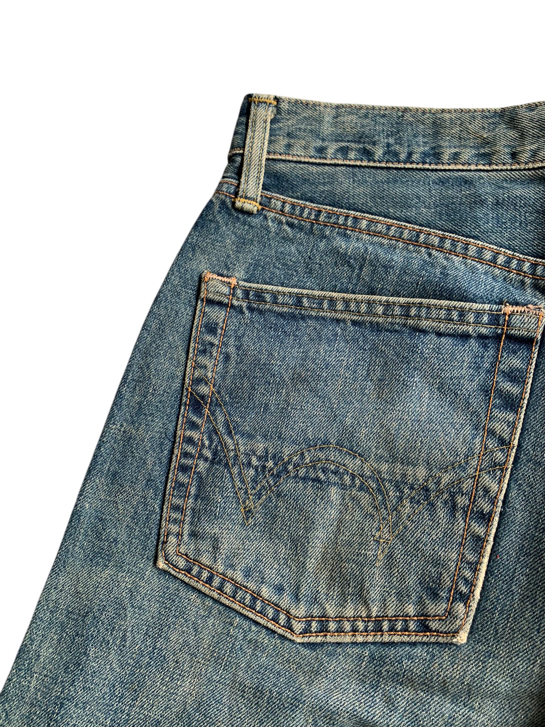 Japanese Brand × Kapital × Vintage VINTAGE EDWIN 505XX SELVEDGE RUSTY DISTRESSED DENIM Size US 34 / EU 50 - 12 Thumbnail