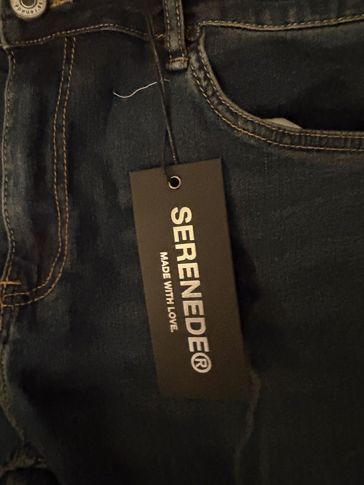 SERENEDE Blue SERENEDE Denim Flame jeans Size US 36 / EU 52 - 3 Thumbnail