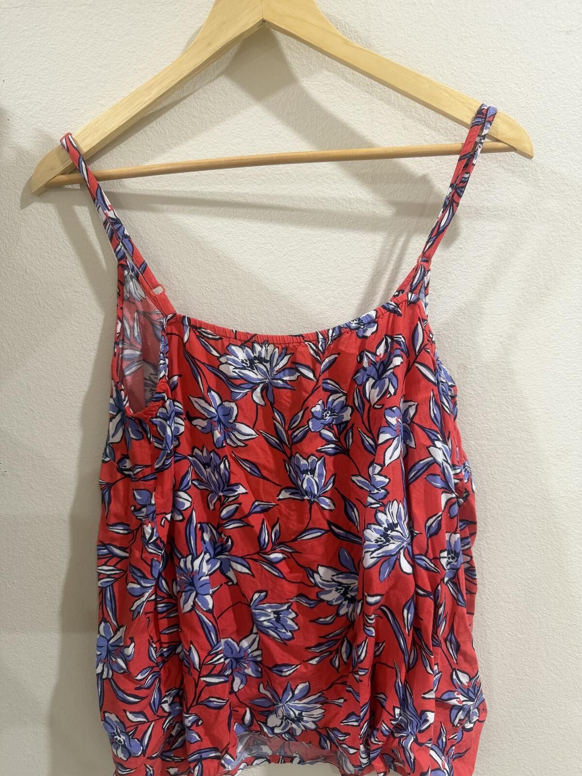 Other y2k Long tall Sally Red floral Summer tank top Size XL / US 12-14 / IT 48-50 - 1 Thumbnail