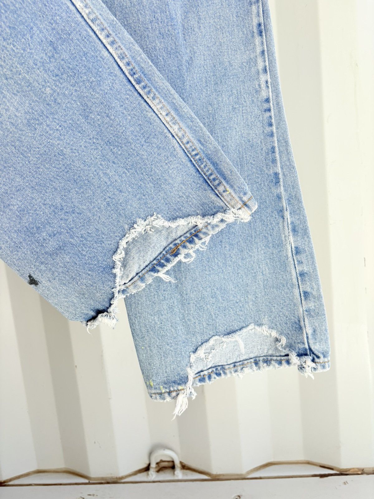 Levi's Vintage Levi’s 517 Denim Repaired Patch Denim ERD Grunge Size US 34 / EU 50 - 5 Thumbnail