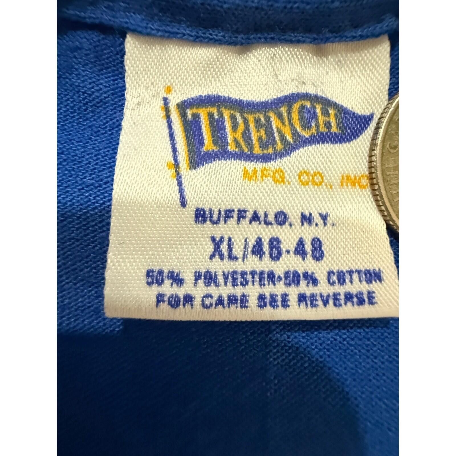 American Trench Indianapolis Colts TShirt Vintage 80s LG Single Stitch NFL Size US L / EU 52-54 / 3 - 3 Thumbnail