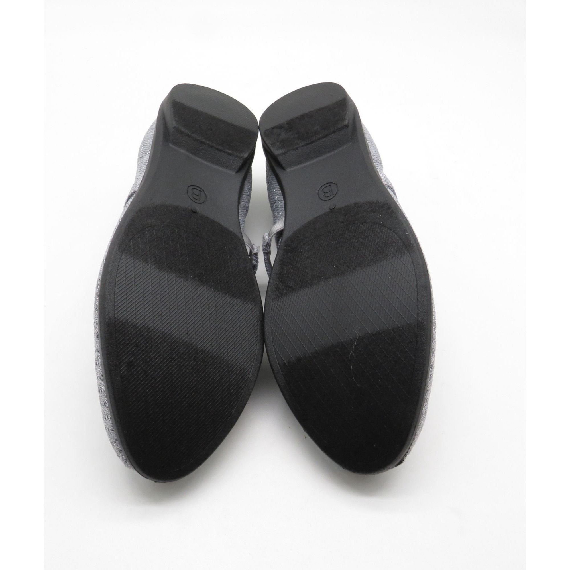 Other Lifestride Women's Grey Knit Mary Jane Flats By Bzees Size 8 Size US 8 / IT 38 - 8 Thumbnail