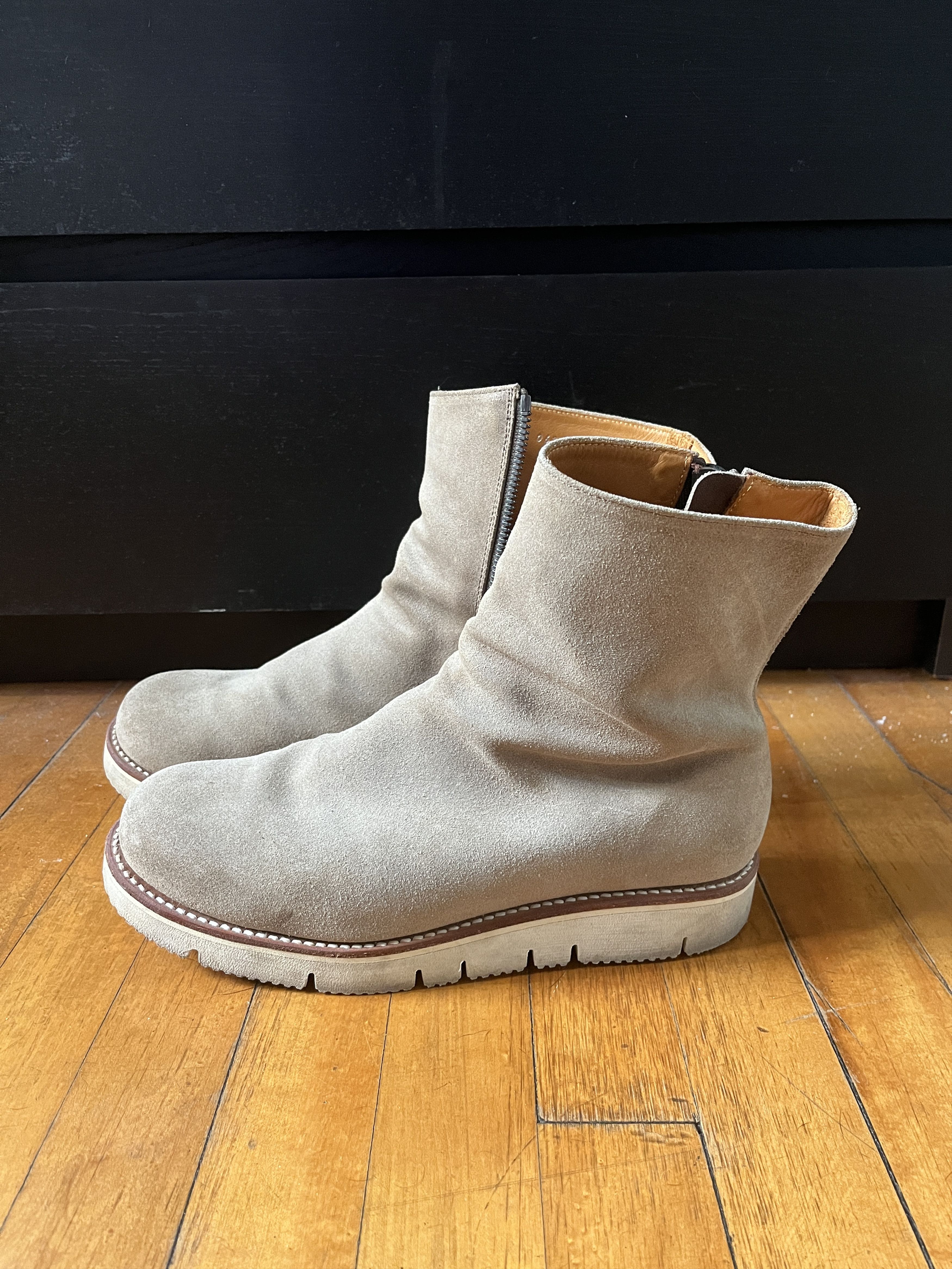 Kazuyuki Kumagai Attachment Side Zip Boots Grailed