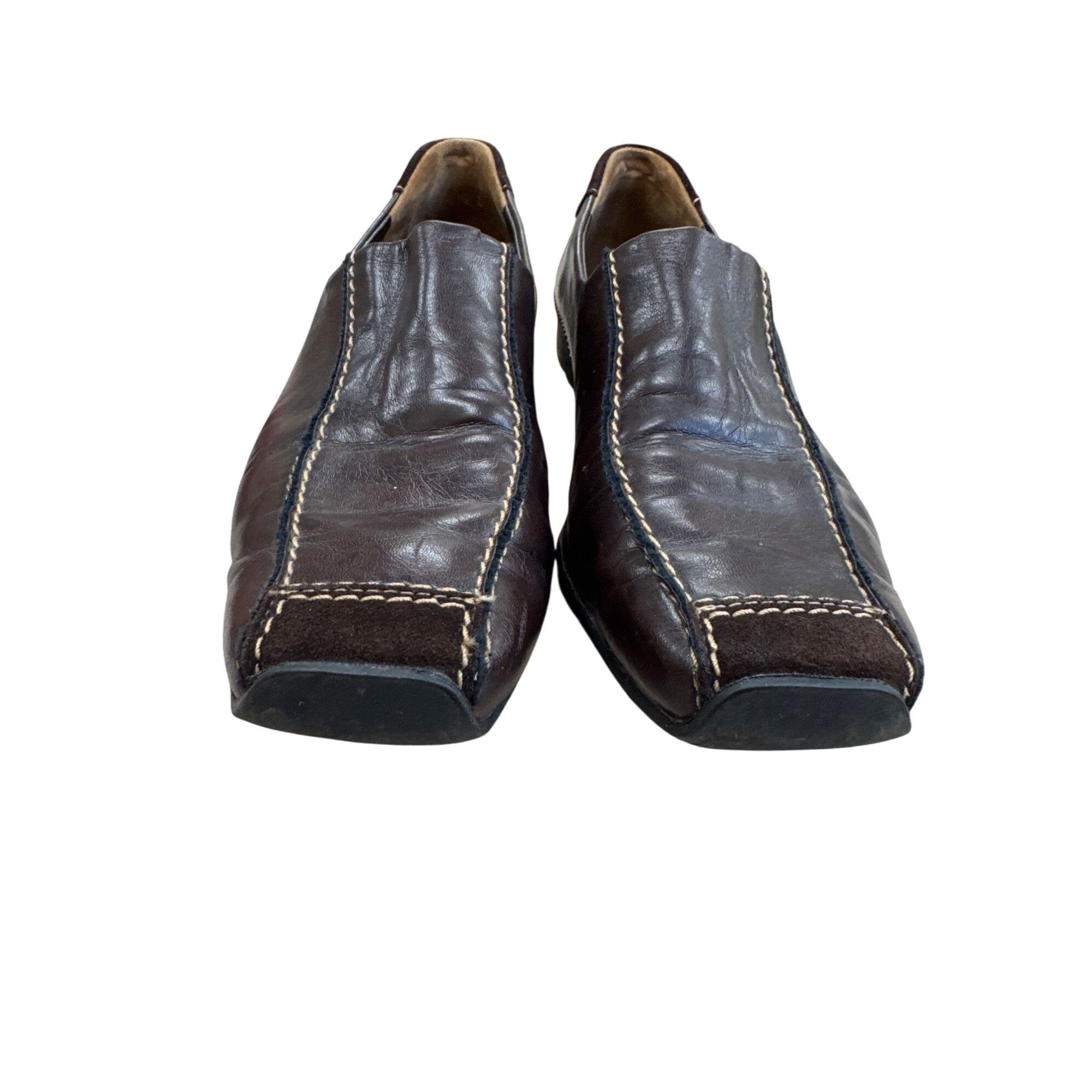 Other Paul Green Munchen Womens Brown Leather Slip-On Loafers Size Size US 6 / IT 36 - 6 Thumbnail