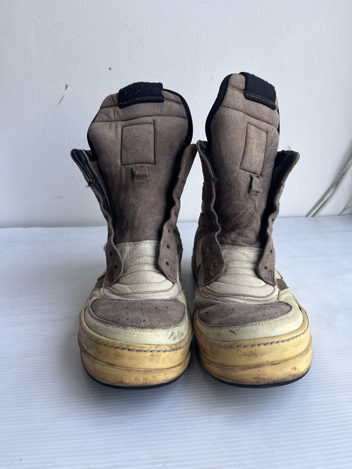 Rick Owens Rick Owens Dust Suede & Leather Dunks - 42 Size US 9 / EU 42 - 11 Thumbnail