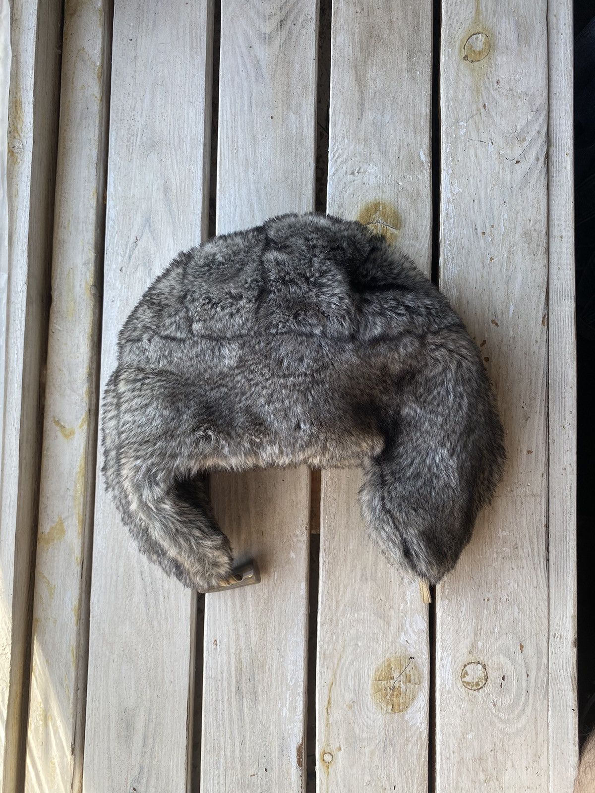 Hysteric Glamour × Japanese Brand Y2K American Vintage Fuzzy Hat Mohair Ushanka Beauty Beast Size ONE SIZE - 5 Thumbnail