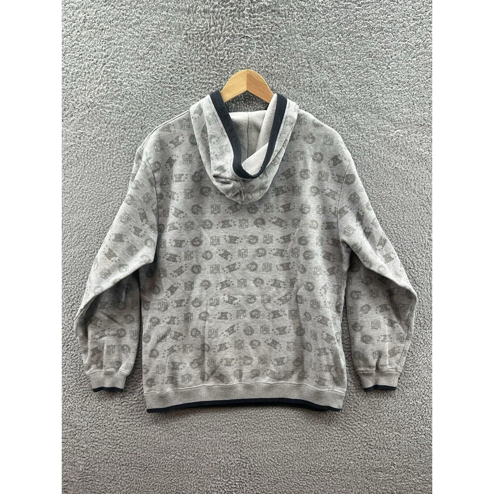 Reebok Reebok Bengals NFL AFC Allover Print Gray Hoodie Size Small Size US S / EU 44-46 / 1 - 2 Thumbnail