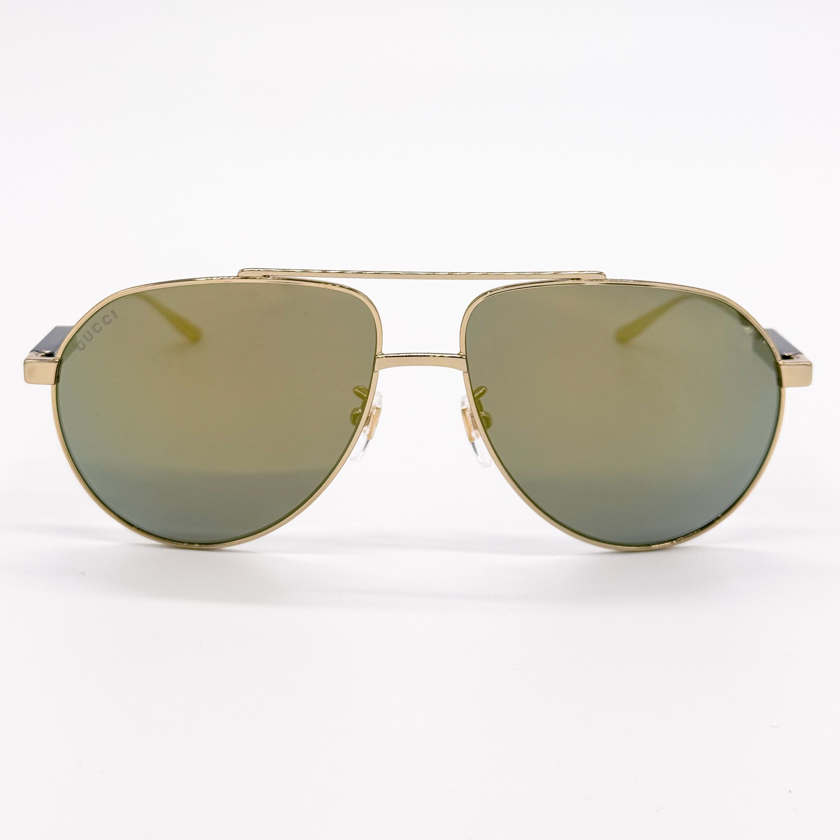 Gucci NEW GUCCI GG1311S 002 UNISEX METAL AVIATOR SUNGLASSES Size ONE SIZE - 4 Thumbnail