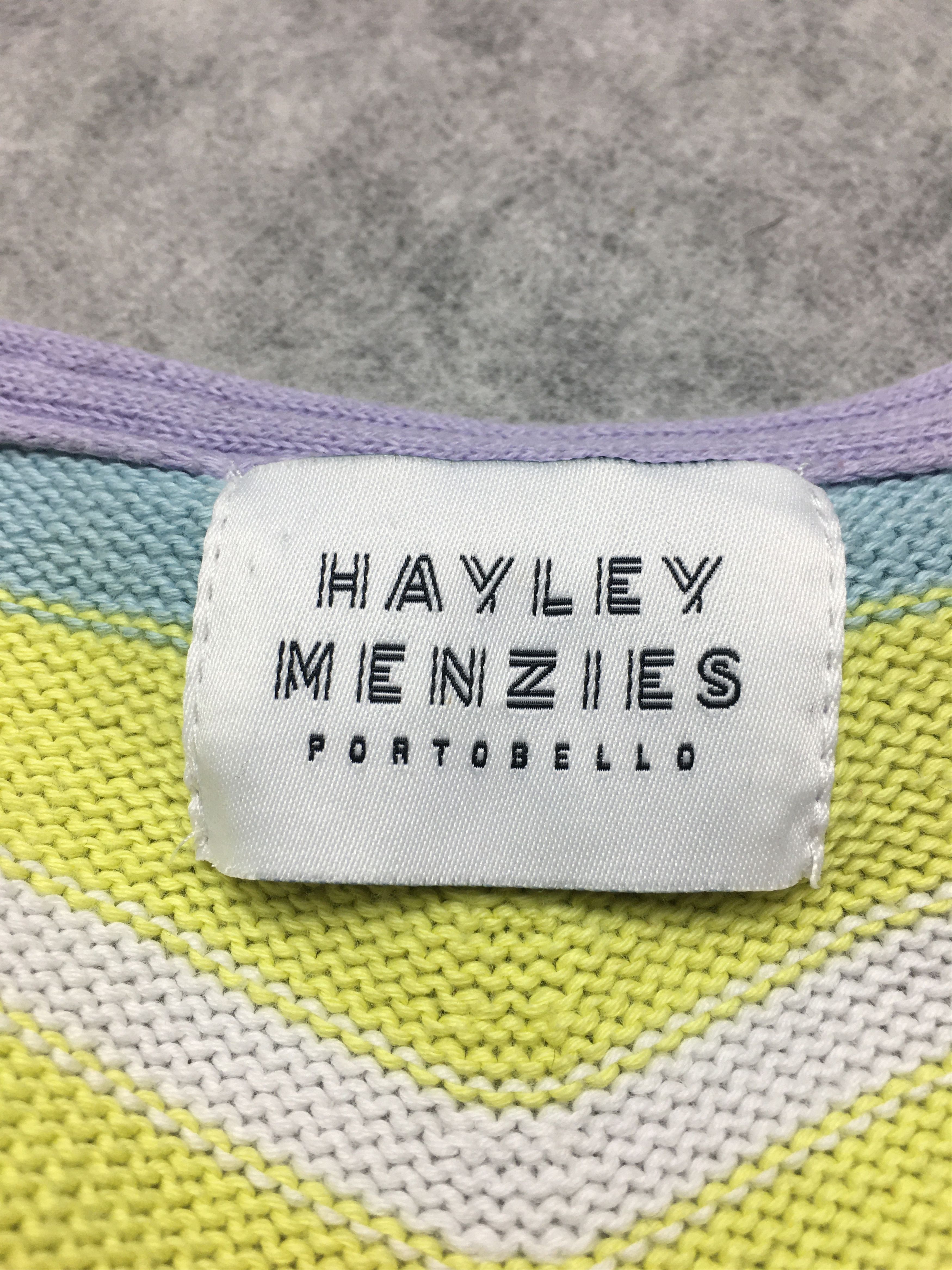 Japanese Brand Hayley Menzies Jacquard Candy Cane Long Cotton Cardigan Size M / US 6-8 / IT 42-44 - 10 Thumbnail
