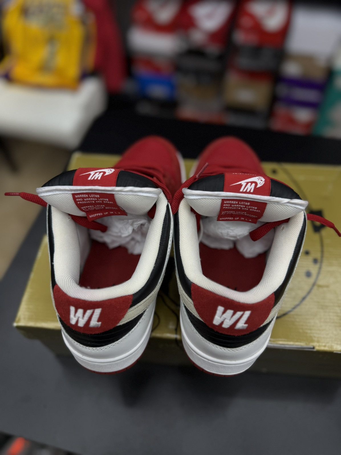 Warren Lotas Warren Lotas Red JASON Dunk Lawsuit Pair 8 Men’s Rare Size US 8 / EU 41 - 14 Thumbnail