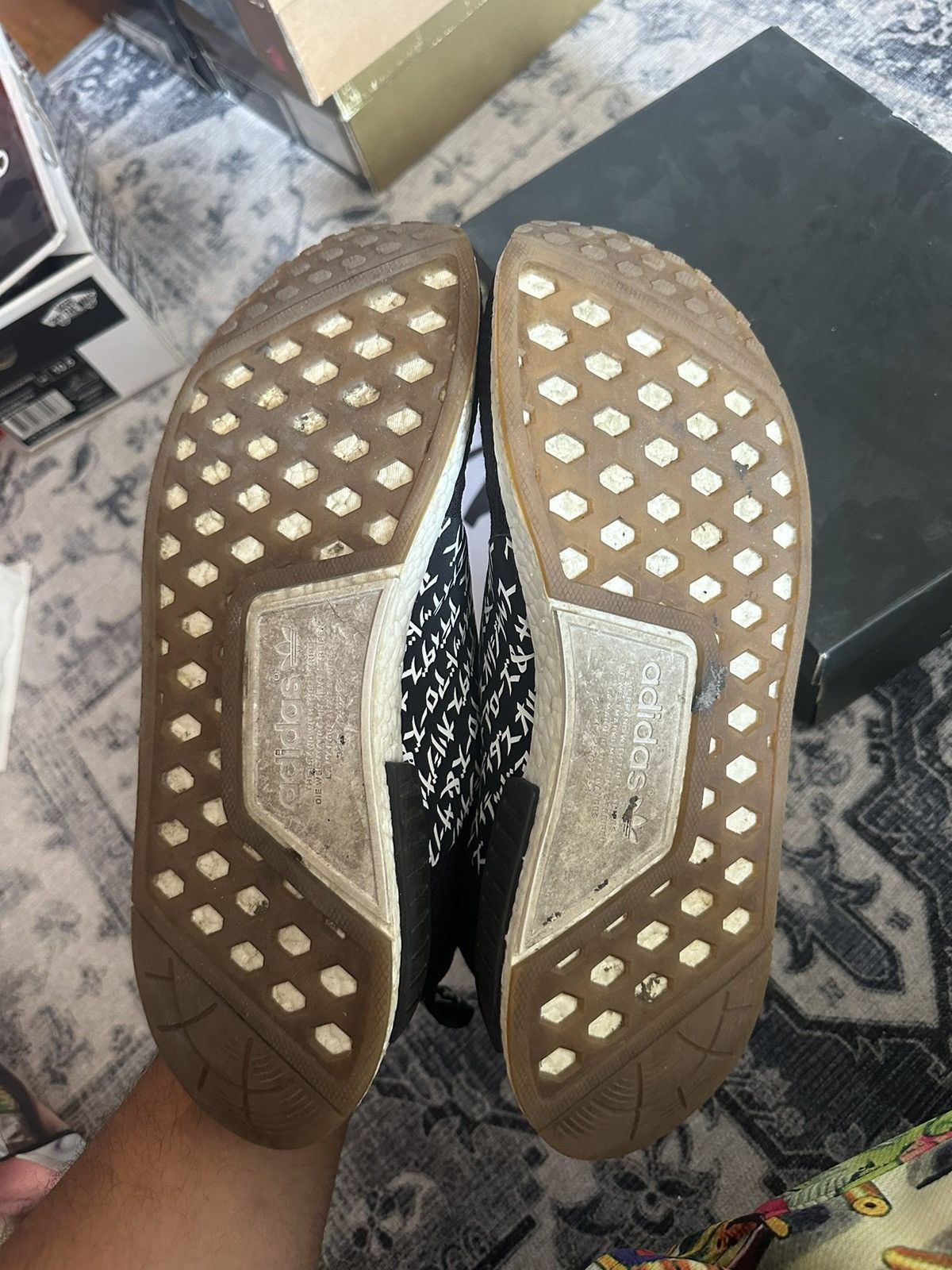Adidas × Japanese Brand Used 2017 United Arrows and Sons x NMD PK Core Black Size US 11 / EU 44 - 6 Thumbnail