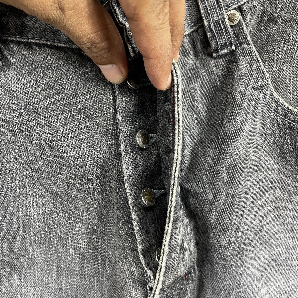 Oakley Vintage Oakley Industrial Denim Distressed Baggy Pants Size US 31 - 7 Thumbnail
