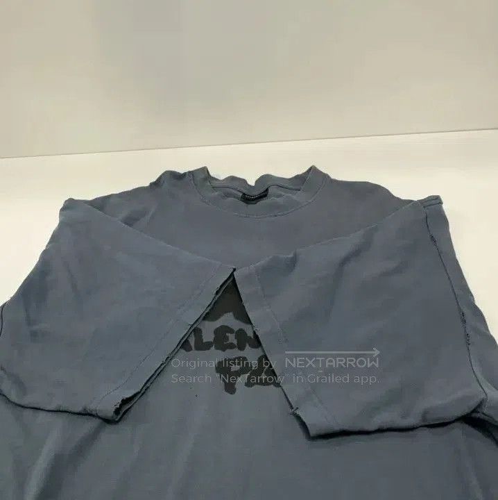Balenciaga Balenciaga Hand Drawn BB Icon Short Sleeve T. Size US XXL / EU 58 / 5 - 5 Thumbnail