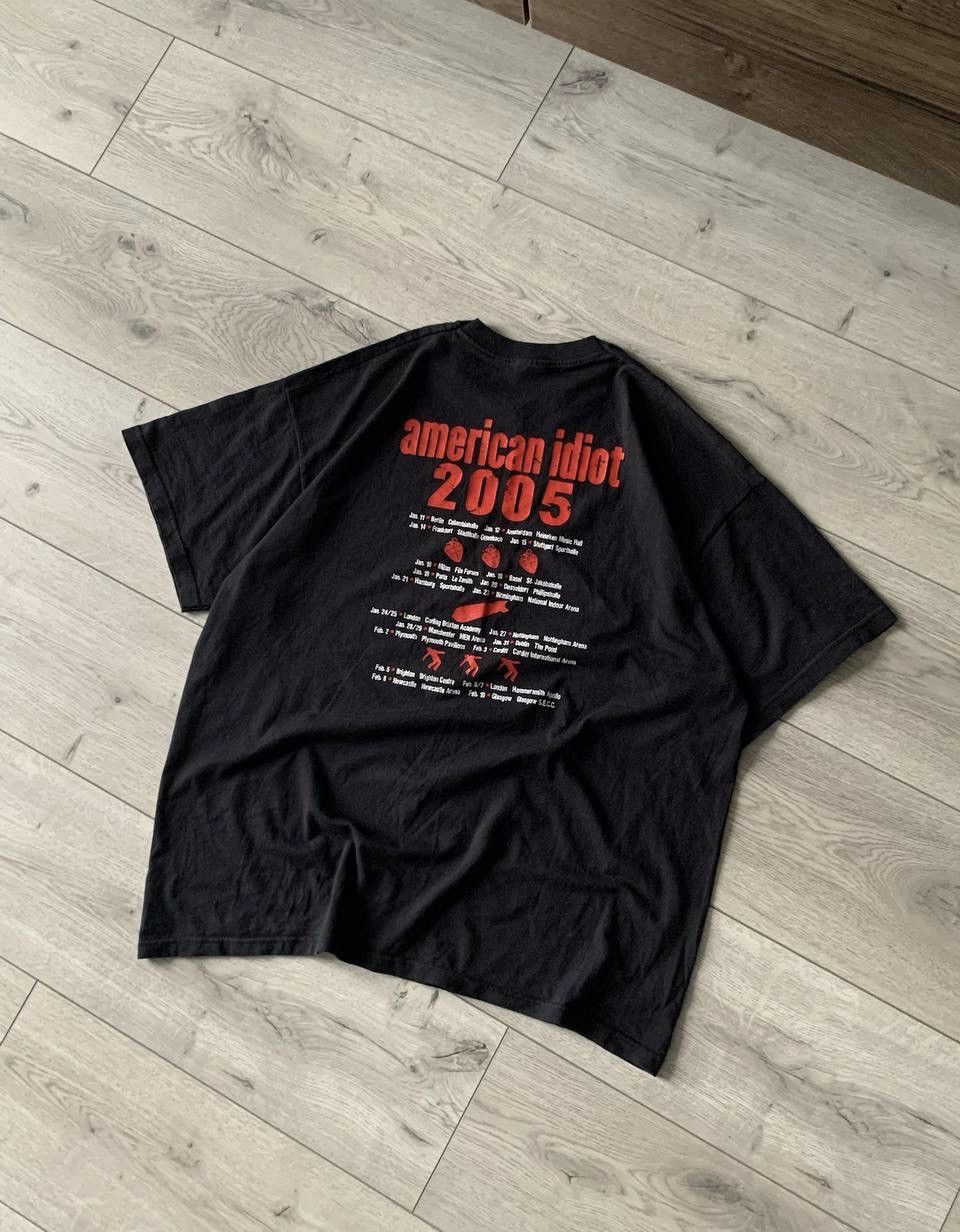 Vintage Vintage 90's Green Day American Idiot Tour Tee Rare Promo Size US XL / EU 56 / 4 - 5 Thumbnail