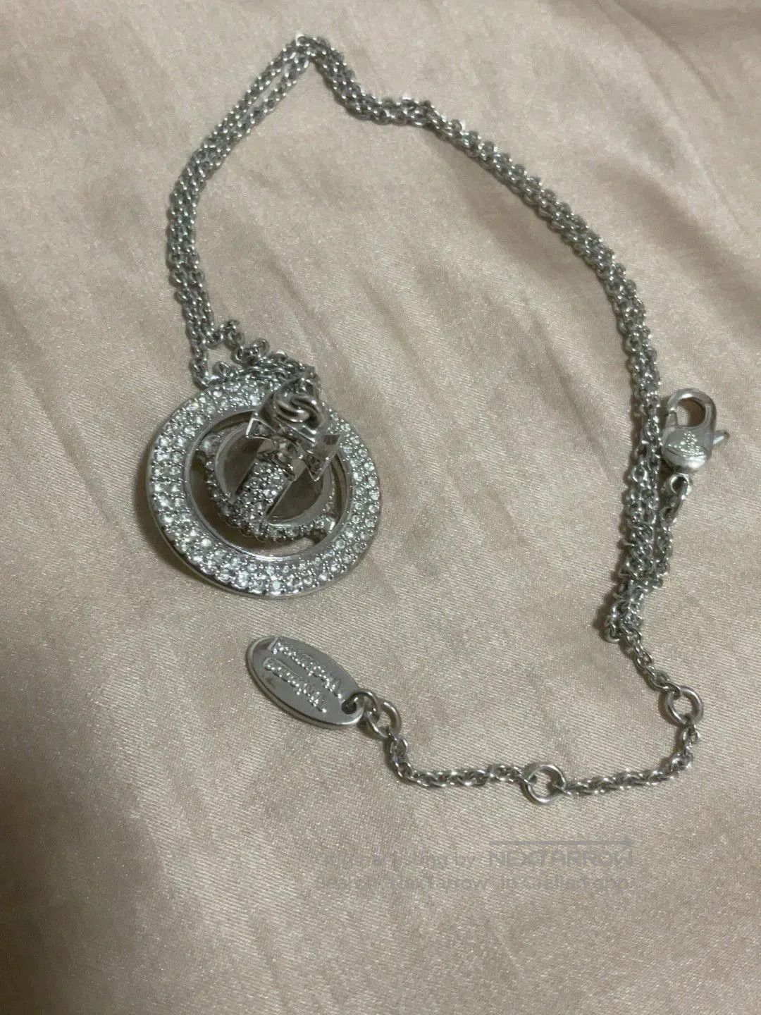 rare silver full rhinestone Sorada necklace.