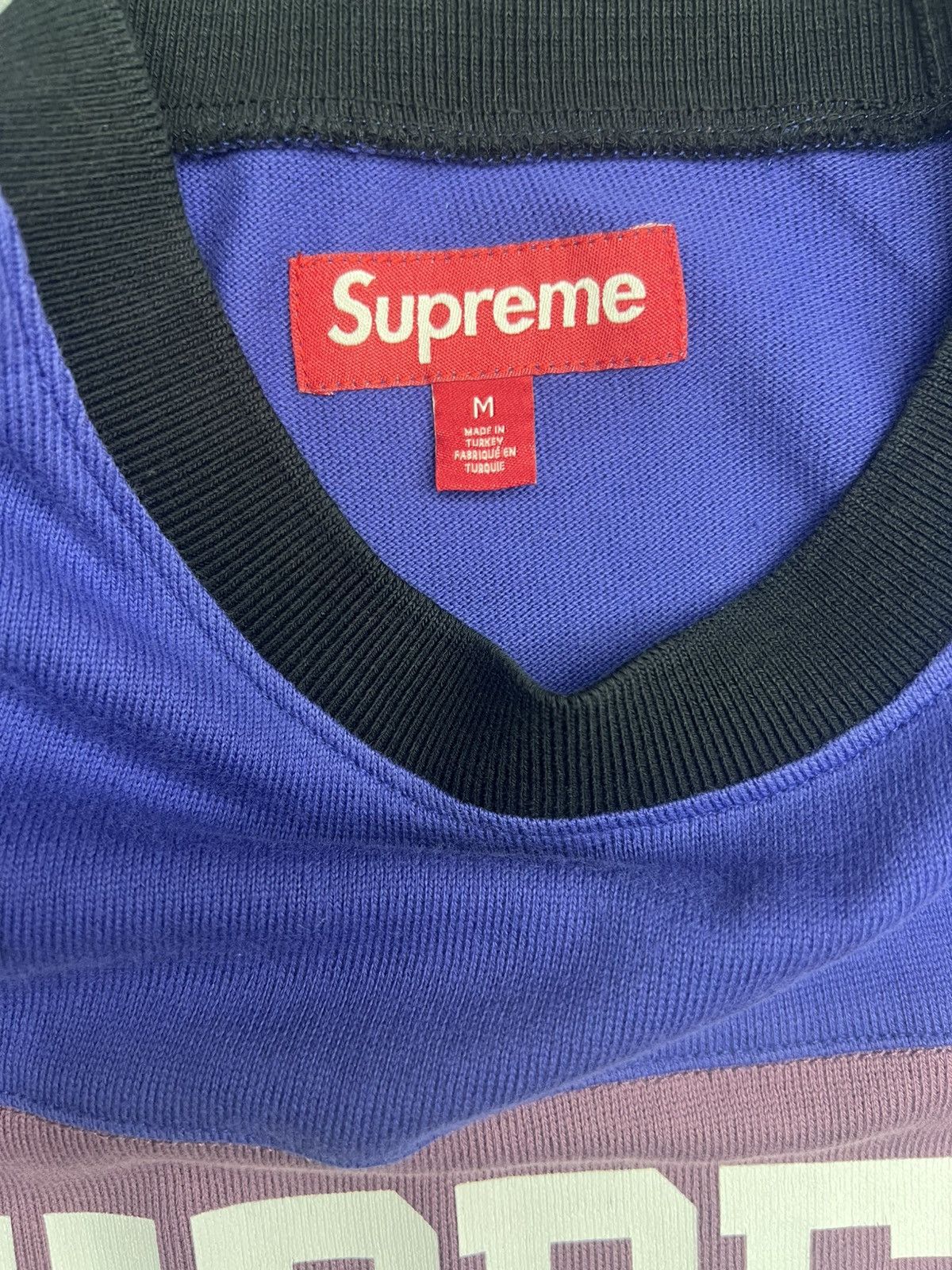 Supreme Supreme Split Football T-Shirt Size US M / EU 48-50 / 2 - 3 Thumbnail